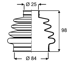 FUELLE (L/C) FIAT REGATTA 100S- 2000 (92-94) / TEMPRA ORO PLATA (93-97)  //  Ford Galaxy  //  vw kombi