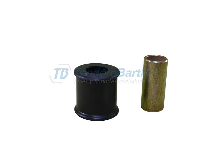 BUJE AMORTIGUADOR CARRETEL C/TUBO CHEV  S10 / C10 /  D20 Øint 14 mm