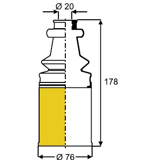 FUELLE (L/C) PEU 306 / PARTNER  //  CIT BERLINGO 1.8 - 1.9D 02/. DIAM. Chapa 76mm   (C/CHAPA)