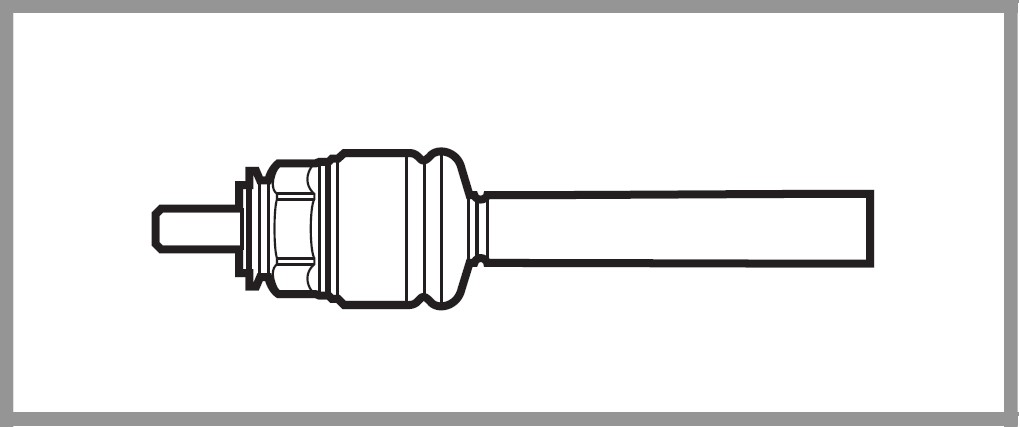 AXIAL PEU 306 L370 (L/CAJA M12x1 L/EXT 14x1.5)      (335D)