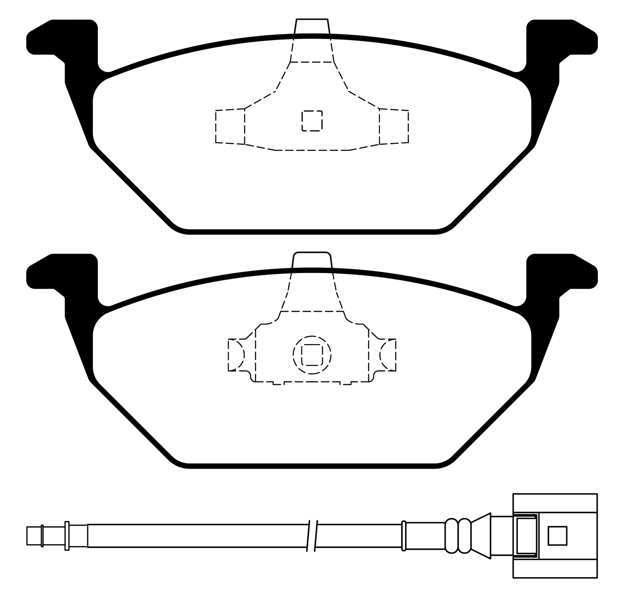 PAST VW GOLF IV / BORA 99/...  /  SEAT LEON / TOLEDO  /  AUDI A3 C/SENSOR DEL