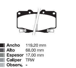PAST TOYOTA HILUX  /  SW4 05/09    DEL
