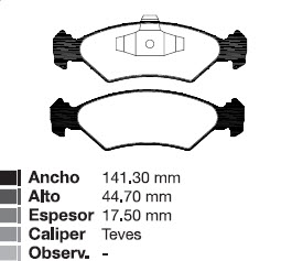 PAST FORD FIESTA 1.3 95/00  /  KA 97/08 DEL