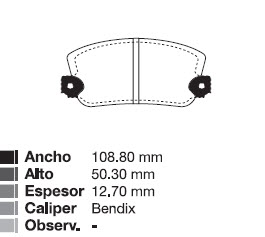 PAST REN 12 / DACIA 1210 / 1310 / 1410 // ROVER 816 90/94 SIN REMACHE DEL