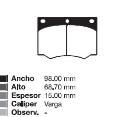 PAST FORD TAUNUS 79/84  /  VW KOMBI 81/86  /  JAGUAR MODELOS VIEJOS (VC) DEL