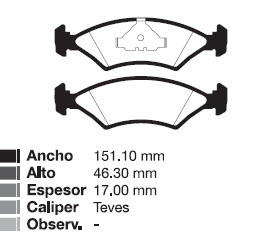 PAST FORD ESCORT 1.6 .../96 / ORION 1.6  /  VW POINTER 1.6 93/... SIERRA 85/...   DEL
