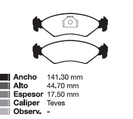 PAST FORD FIESTA 92/96  DEL