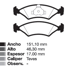 PAST FORD FIESTA 1.4 ZETEC 96/02 / FIESTA MAX 1.4 1.6 1.8 05/... / COURIER 97/99 / ESCORT 97/... DEL
