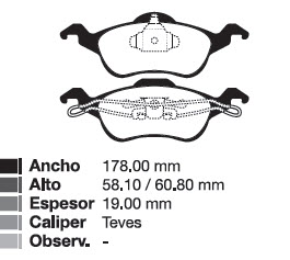 PAST FORD FOCUS 99/... DEL