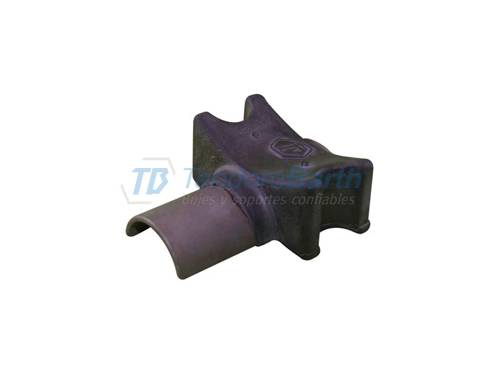 BUJE PEU 405 B/ESTAB DIAM 22MM (MITAD) PLATEADO