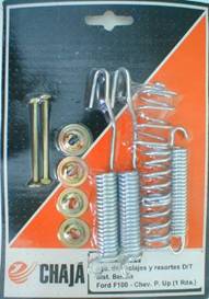 KIT ANCLAJE Y RESORTES DEL./TRAS. IZQ./DER. FORD F100-CHEVROLET PICK UP C10 BX