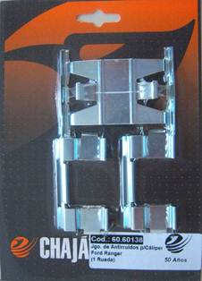 KIT FIJACION CALIPERS IZQ./DER. FORD RANGER ANTIRRUIDOS DEL.